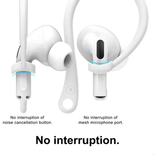 Anti-Lost Soft Silicone Ear Hooks for Apple AirPods