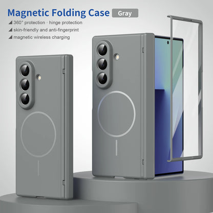 Magnetic Full Cover Z Fold Case | Hinge Protection &amp; Glass Screen Protector