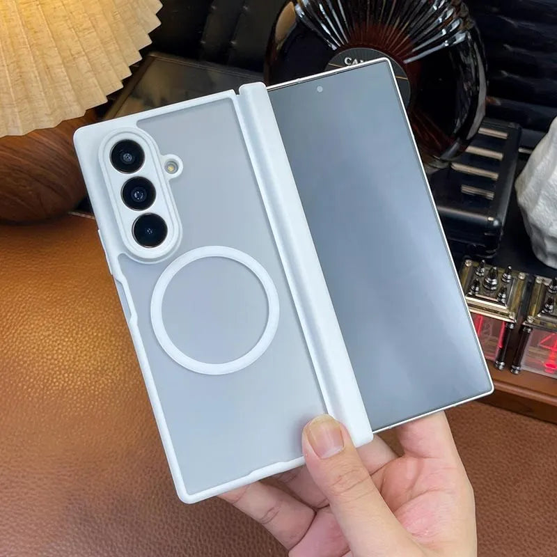 Samsung Galaxy Z Fold 7 MagSafe Case with Matte Finish & Hinge Protection
