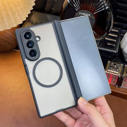 Samsung Galaxy Z Fold 7 MagSafe Case with Matte Finish & Hinge Protection