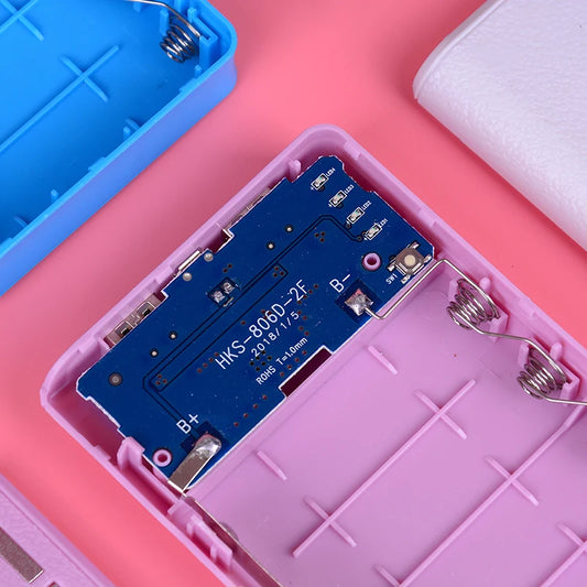 20000mAh Dual Usb Power Bank Case Kit 6X 18650 Battery Charger Diy Box For Phone