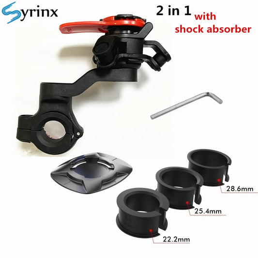 Shock-Resistant Motorcycle Phone Holder | Anti-Shake Handlebar Mount
