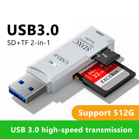 High-Speed USB 3.0 Micro SD Card Reader