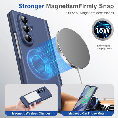 Magnetic Full Cover Z Fold Case | Hinge Protection &amp; Glass Screen Protector