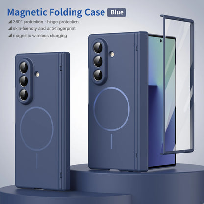 Magnetic Full Cover Z Fold Case | Hinge Protection &amp; Glass Screen Protector