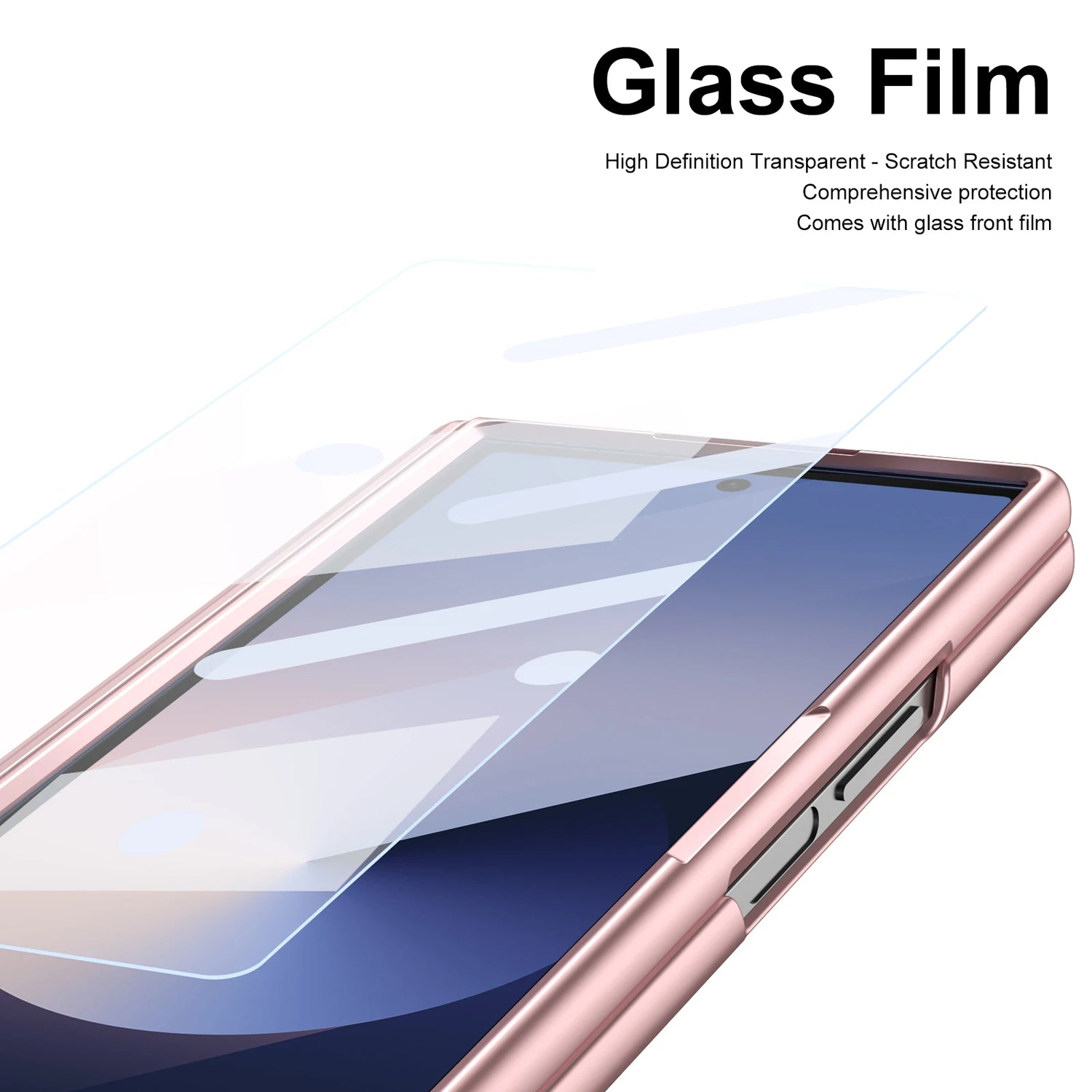 Premium Leather Case for Galaxy Z Fold 7 – with S Pen & Screen Protector